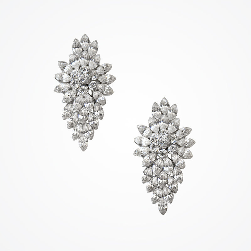Deco swarovski crystal earrings - Liberty in Love