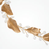 Cybele bronze leaves pearl embellished hair vine - Liberty in Love