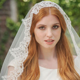 Dahlia lace edge veil - Liberty in Love