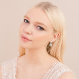 Daisy crystal teardrop earrings - Liberty in Love