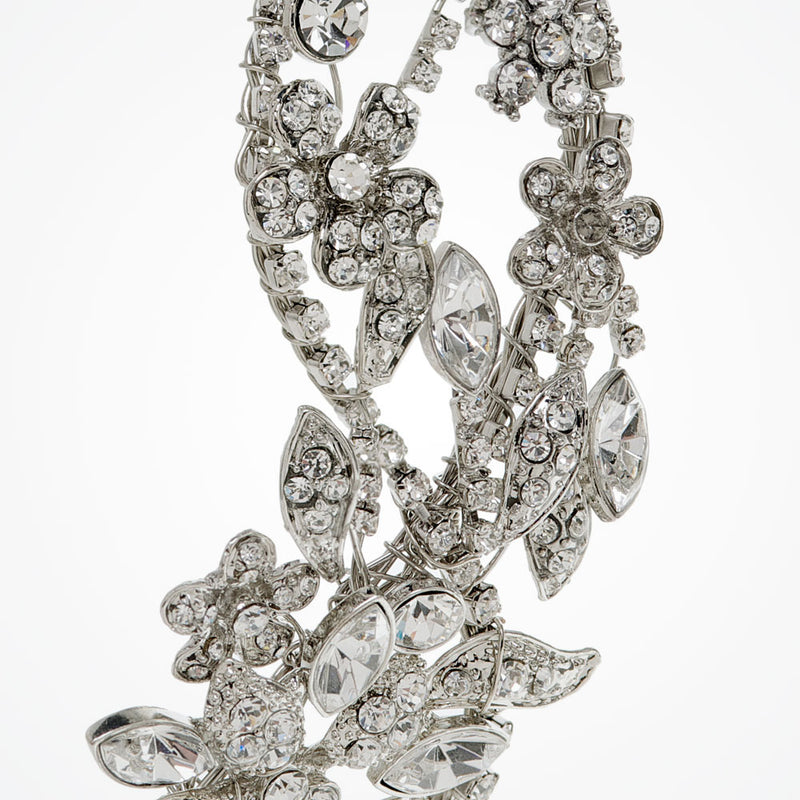 Daphne crystal floral hair vine - Liberty in Love