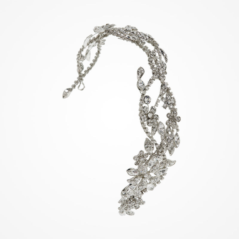 Daphne crystal floral hair vine - Liberty in Love