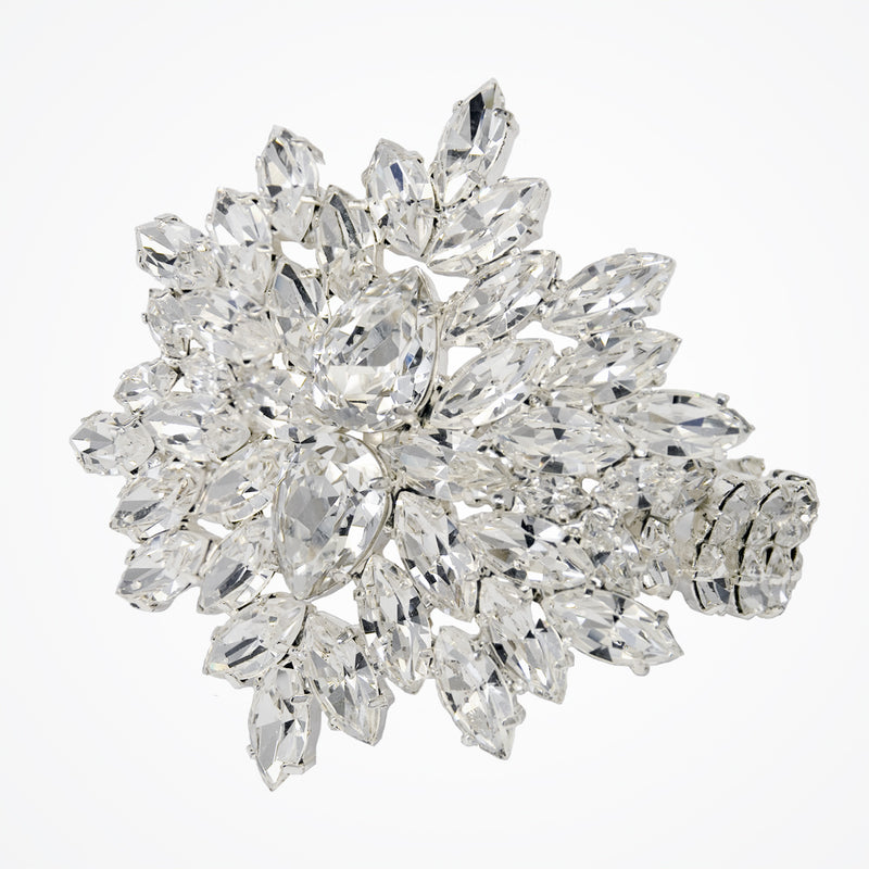 Deco crystal wedding cuff - Liberty in Love