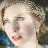 Deco swarovski crystal earrings - Liberty in Love