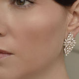 Deco swarovski crystal earrings - Liberty in Love