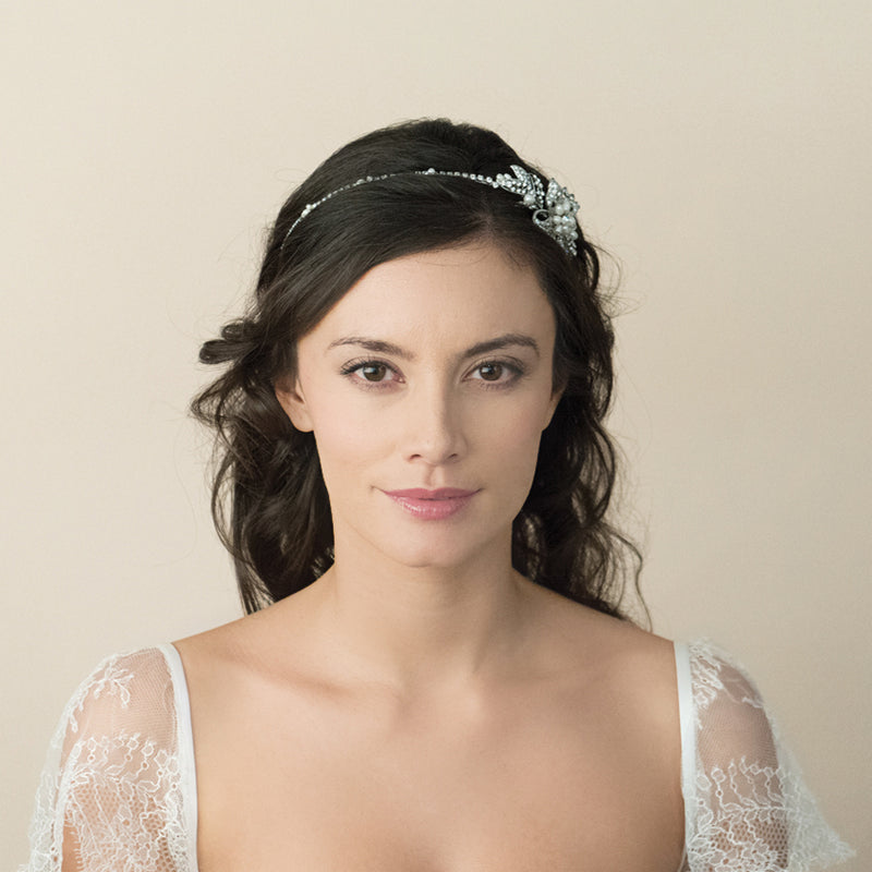 Delphi pearl blossom headpiece - Liberty in Love