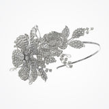 Devotion crystal rose bridal headpiece - Liberty in Love