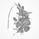 Devotion crystal rose bridal headpiece - Liberty in Love