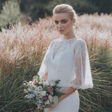 Diamond Storm scalloped lace cape - Liberty in Love