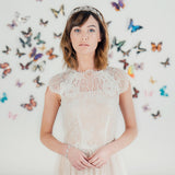 Diana elaborately embellished headpiece - Liberty in Love