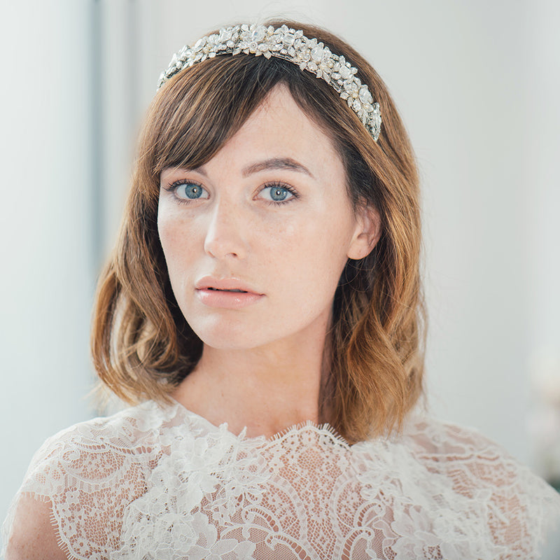 Diana elaborately embellished headpiece - Liberty in Love