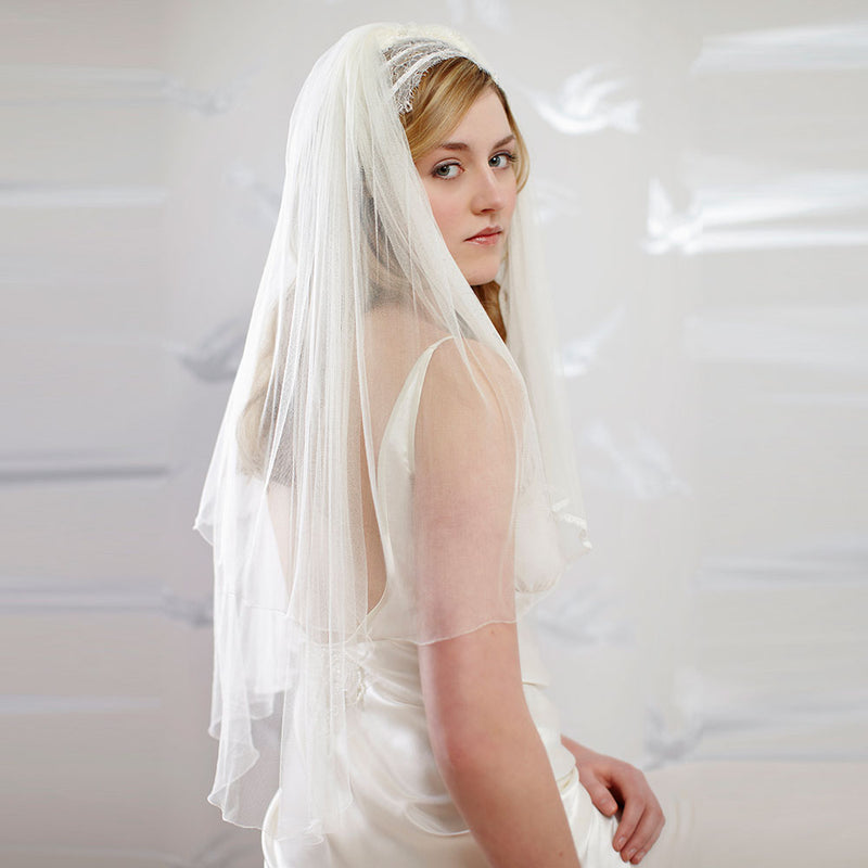 Dianthe silk tulle veil - Liberty in Love