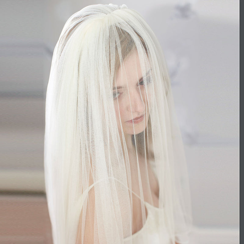 Dianthe silk tulle veil - Liberty in Love