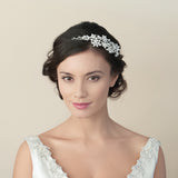 Dior crystal blossoms and pearly sprig headpiece - Liberty in Love