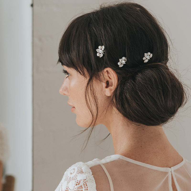 Downton crystal hair pins (set of 3) - Liberty in Love
