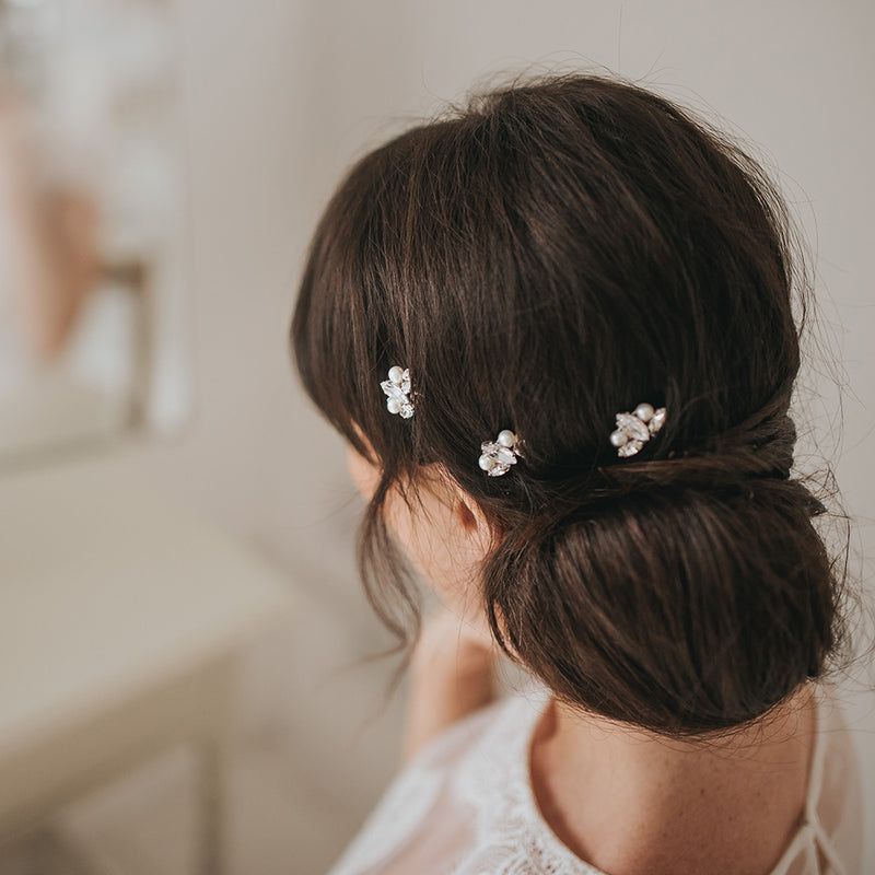 Downton crystal hair pins (set of 3) - Liberty in Love
