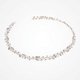 Dream rose gold crystal leaves hair vine - Liberty in Love