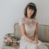 Druscilla crystal floral headpiece - Liberty in Love