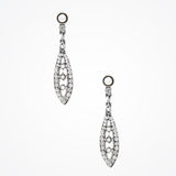 Deco fan short drop earrings (EA5102) - Liberty in Love