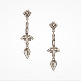 Medium drop fine dagger style earrings (EA5453) - Liberty in Love