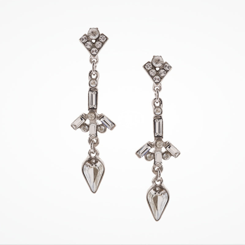 Medium drop fine dagger style earrings (EA5453) - Liberty in Love