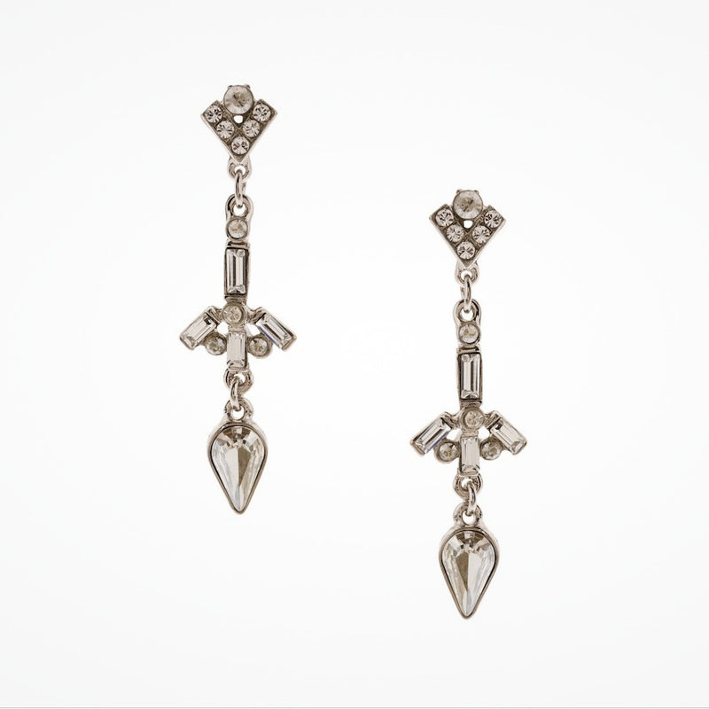 Medium drop fine dagger style earrings (EA5453) - Liberty in Love