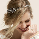 Easton crystal leaves and buds hair vine - Liberty in Love