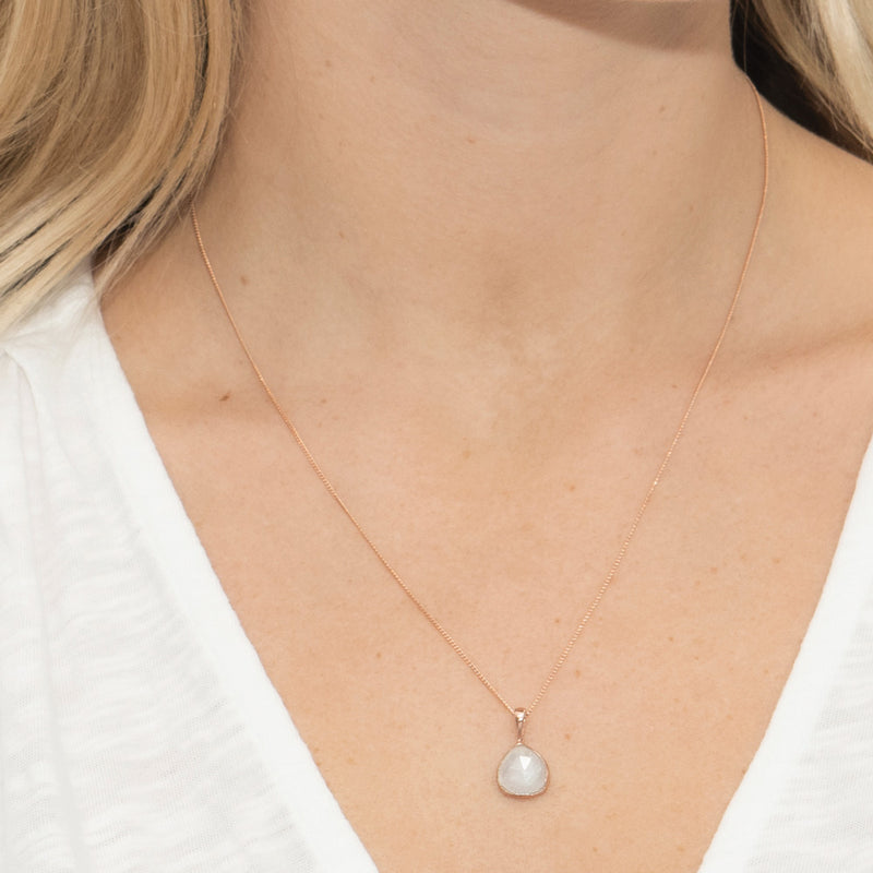 Echo moonstone single stone pendant - Liberty in Love