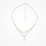Elegance pearl and crystal necklace - Liberty in Love