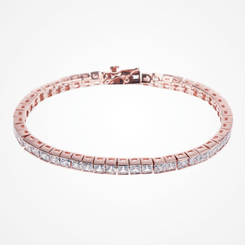 Elegance rose gold tennis bracelet - Liberty in Love