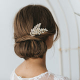 Elena gilded leaves hair comb - Liberty in Love