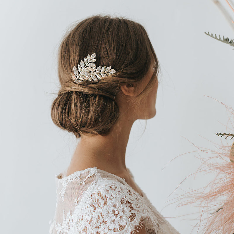 Elena gilded leaves hair comb - Liberty in Love