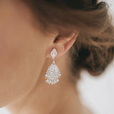 Eliza vintage inspired CZ drop earrings - Liberty in Love
