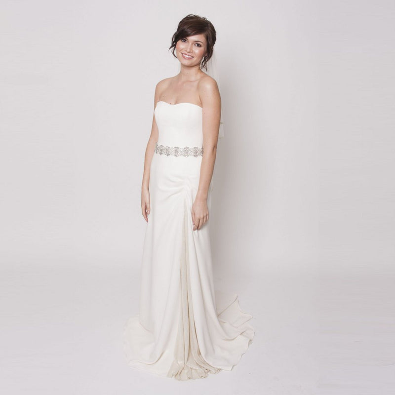 Elizabeth bridal sash - Liberty in Love