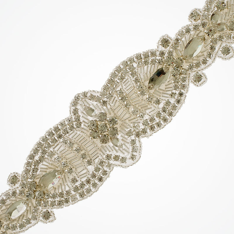 Ellie crystal and beaded bridal belt - Liberty in Love