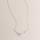 Eloise crystal leaf necklace - Liberty in Love