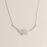 Eloise crystal leaf necklace - Liberty in Love