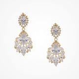 Ember CZ drop earrings (gold) - Liberty in Love