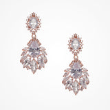 Ember CZ drop earrings (rose gold) - Liberty in Love