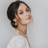 Ember CZ drop earrings (silver) - Liberty in Love