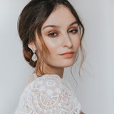 Ember CZ drop earrings (silver) - Liberty in Love