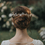 Ember dream rose gold crystal hair vine - Liberty in Love