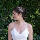 Ember star burst of crystals hair clip - Liberty in Love