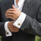 Emerson tiger eye cufflinks - Liberty in Love