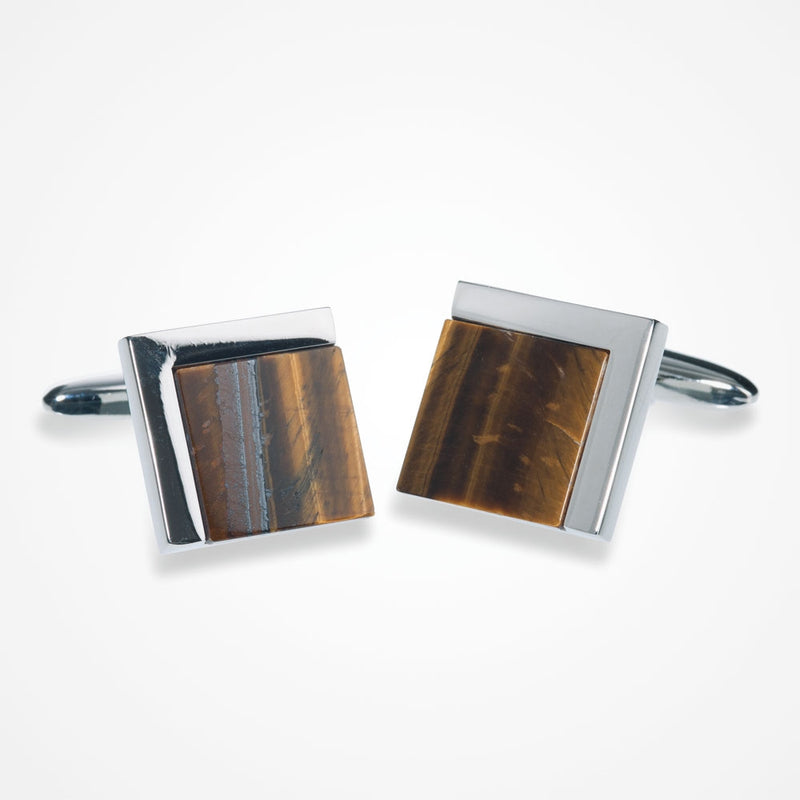 Emerson tiger eye cufflinks - Liberty in Love