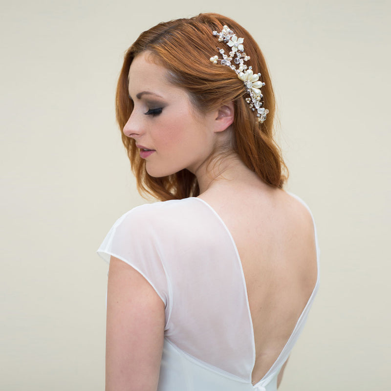Beatrix entwined beaded branch comb - Liberty in Love