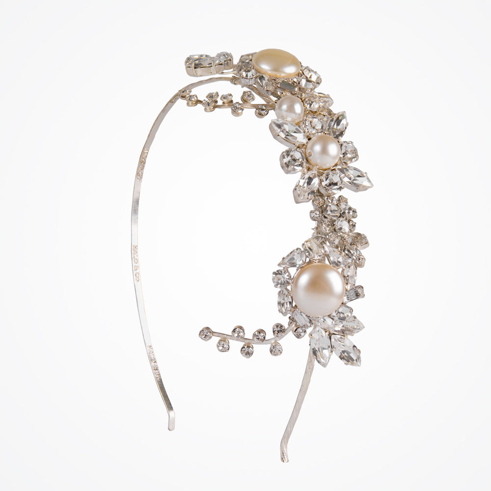 Enya side tiara headband