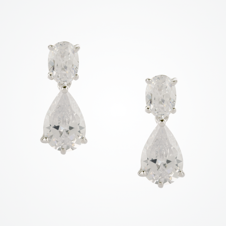 Seren crystal teardrop earrings - Liberty in Love