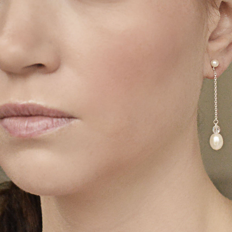 Esme pearl droplet earrings - Liberty in Love