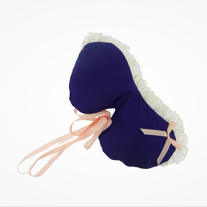 Eva violet vintage lace silk dupion eye mask - Liberty in Love